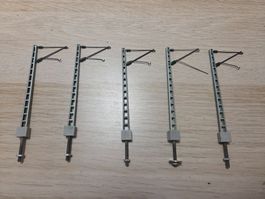 Sommerfeldt 5 x 185 Streckenmast H0