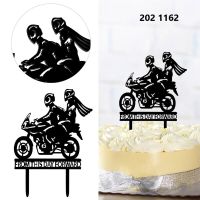 NEUER Torten Topper Paar auf Töff - Hochzeitstorte - 2021162