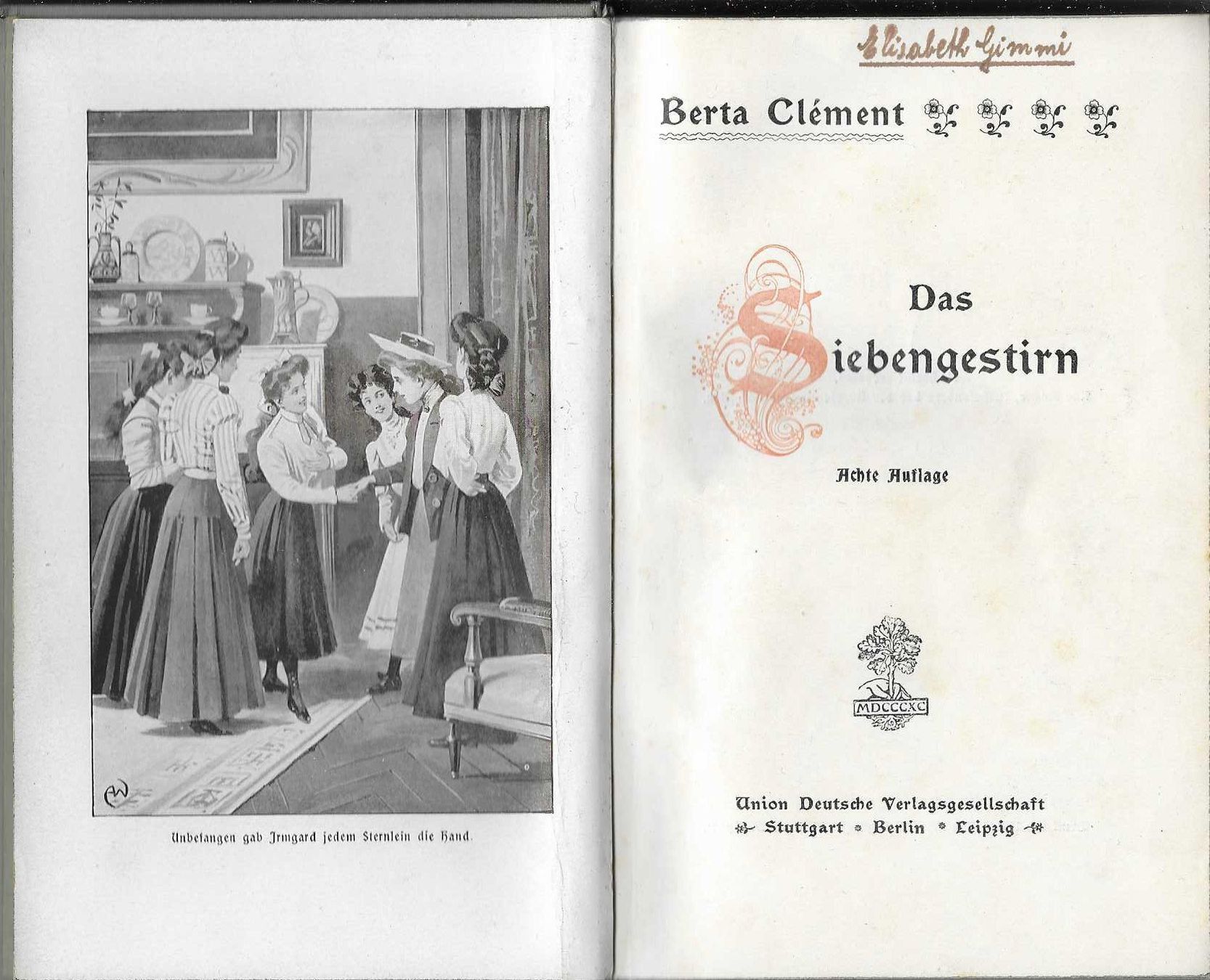 Libri: Das Siebengestirn von Berta Clement – Usato da Flims - Dorf venduto da Stagediver 1