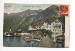 BRIENZ Präge-AK Hotel Bären, Dampfschiff