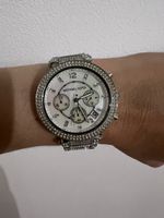 Michael Kors Damen Uhr MK-6513 silberfarben mit Steinen