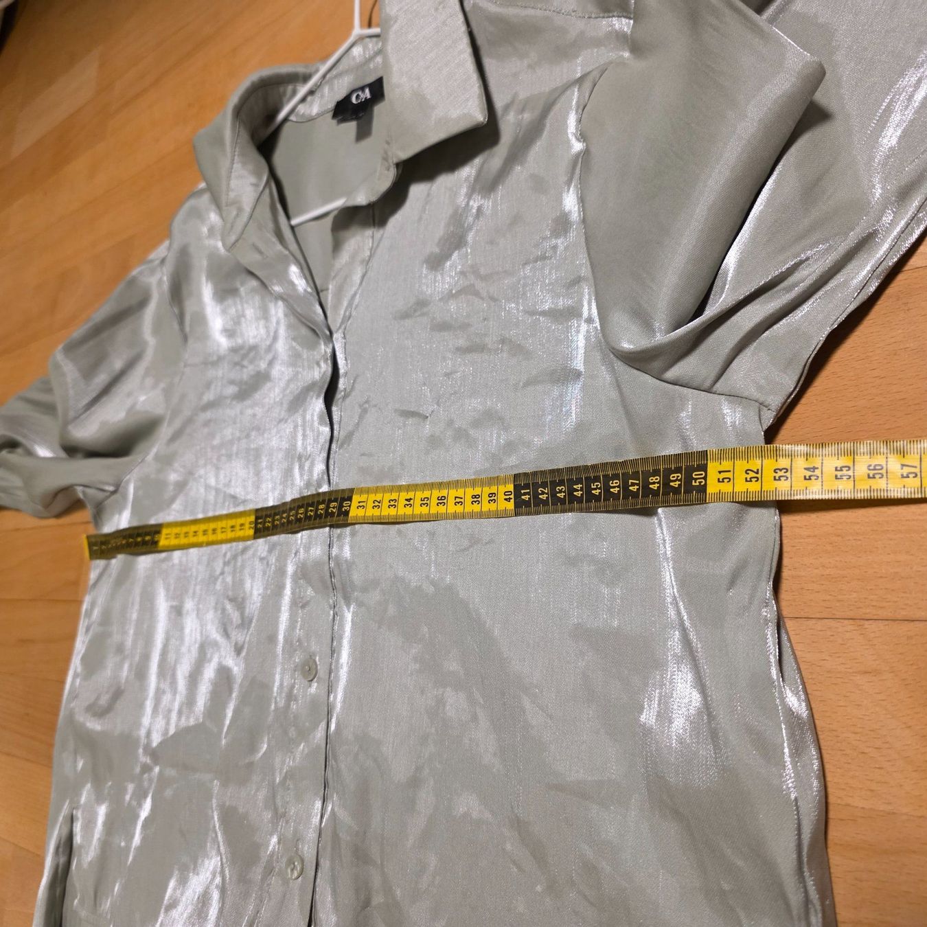 C&A Camicette: Vintage Style C&A Bluse mit Silberfäden, M – Usato da Wald ZH venduto da CapLux 9