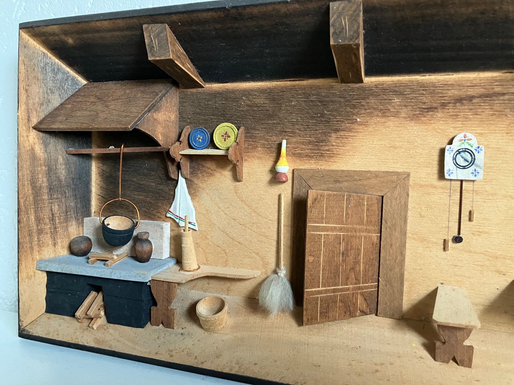 Tutte le decorazioni: Alte Bauernstube Diorama Kunst Wand Dekor – Usato da Niederglatt ZH venduto da maggie25 1