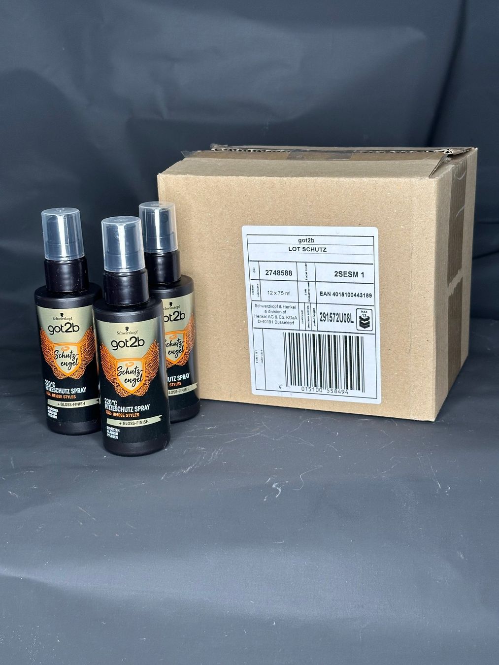 Orologi da terra & Orologi da parete: 12x Got2b Schutzengel 220C Hitzeschutz Spray – Nuovo e nell'imballaggio originale da Kloten venduto da Loears 1