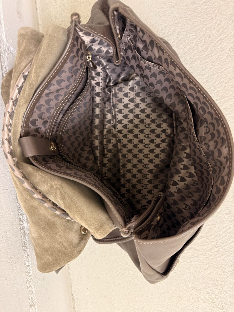 Longchamp Borse da donna: LONGCHAMP Umhängetasche grau – Usato da Allschwil venduto da Frida015 5