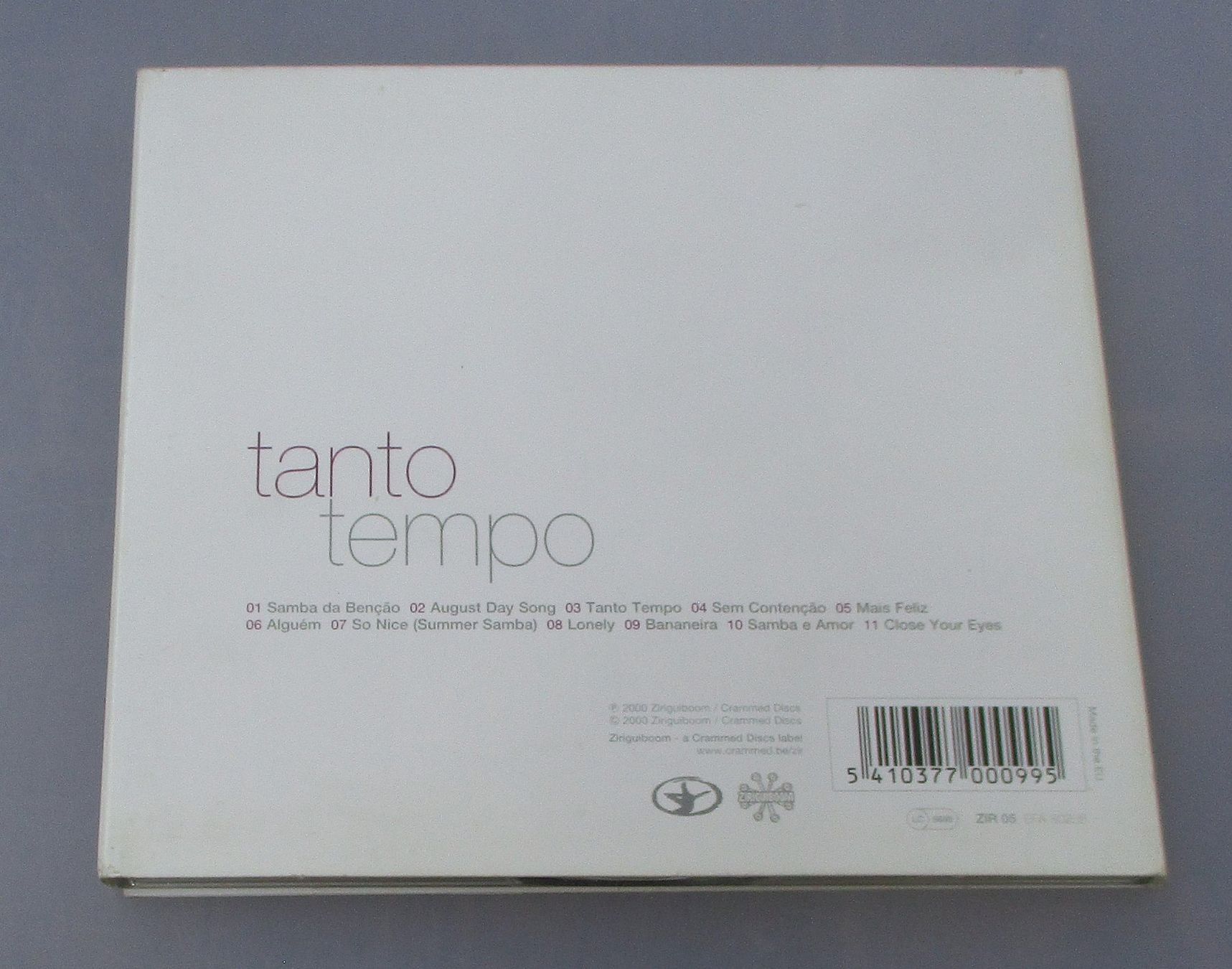 CD: BEBEL GILBERTO - Tanto Tempo – Usato da Wattwil venduto da Muriel11 1
