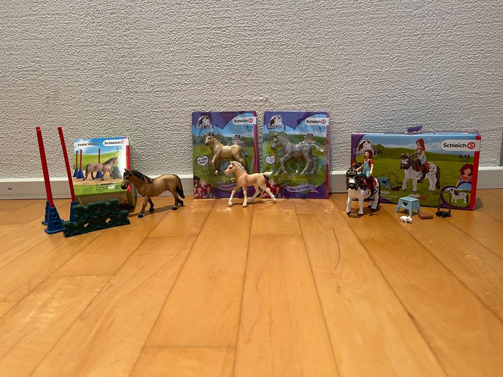  Schleich Pferde und Zubehör (Gebraucht) in Siebnen für CHF 15 – mit Bildidee 