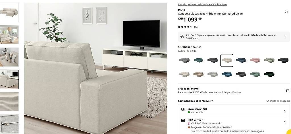 Sofas: Canapé IKEA – D'occasion à Vich par NatachaCK