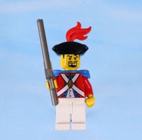 Lego Minifiguren Piraten - Imperial Soldier II - Officer wit