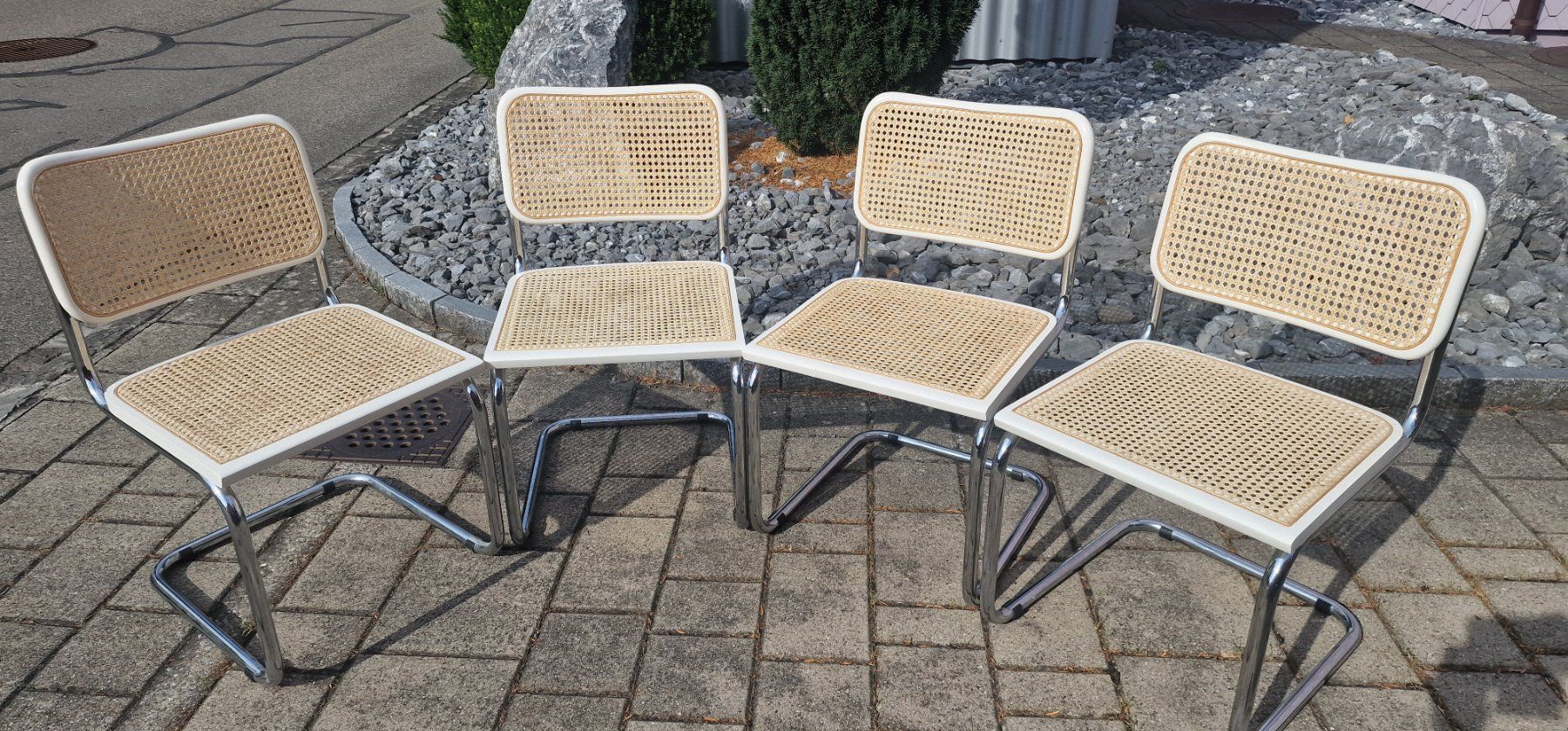 Sedie: Vintage 4 stk freischwinger stühle – Usato da dietikon venduto da Deva64 1