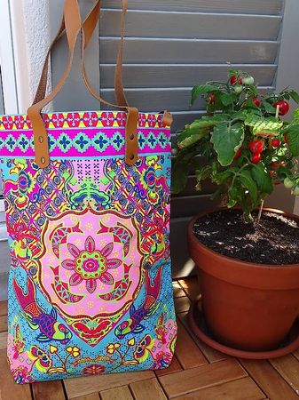 Canvas-Tasche "good luck" NEU