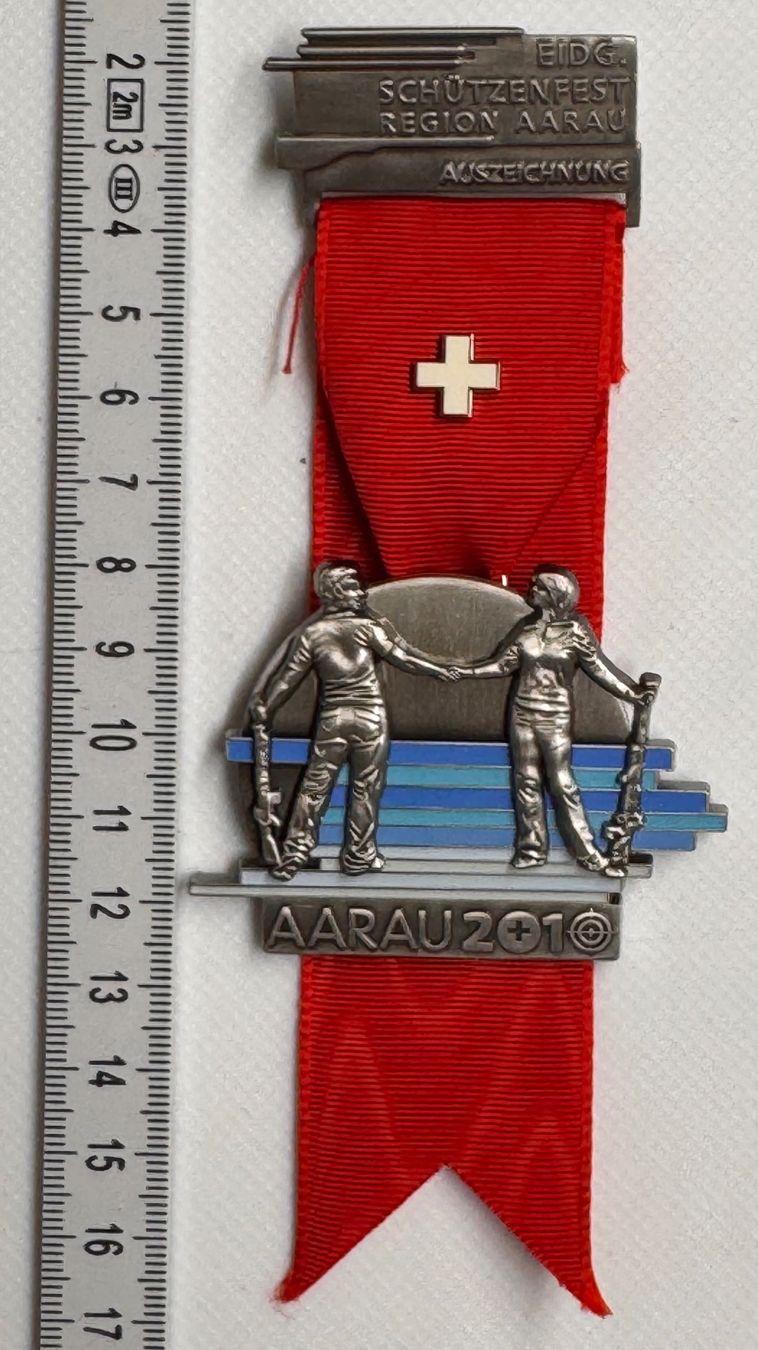 Medaglie: Medaille, Eidgenössischen Schützenfest Aarau 2010 – Nuovo (secondo la descrizione) da Andwil SG venduto da Ariisa1234 6