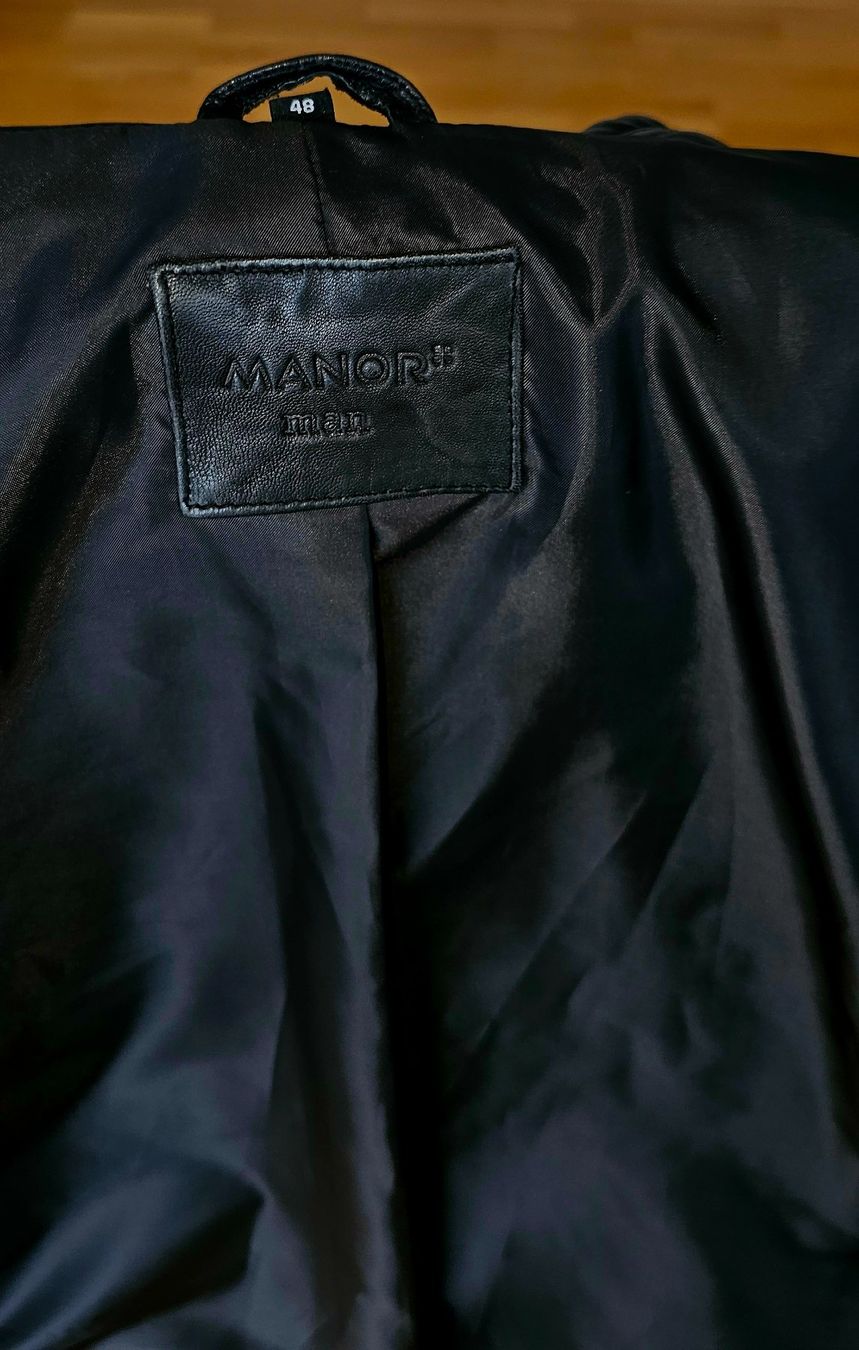 Manor Giacche: Manor Lederjacke Schwarz, Grösse M, Fabrikneu! – Nuovo (secondo la descrizione) da Kreuzlingen venduto da UAE 4