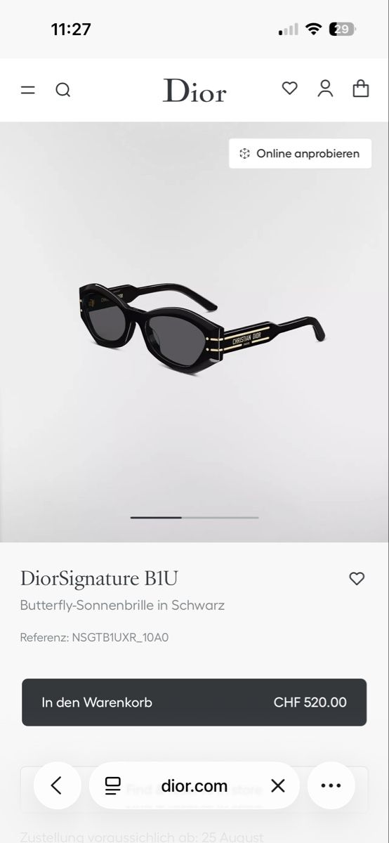 Dior Brillen & Gläser: Dior Sonnenbrille – Gebraucht aus Neuhausen von ann_t9kn 4