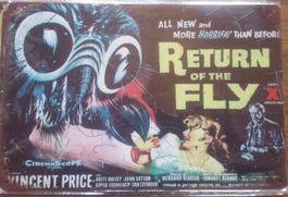 NEU/OVP: Horror Film die Fliege Vincent Price Blechschild