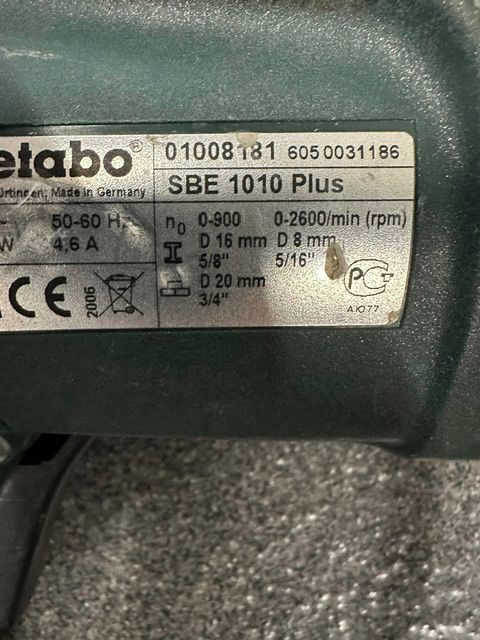Metabo Trapani: Bohrmaschine Metabo SBE 1010 Plus – Usato da Studen BE venduto da Free44 1