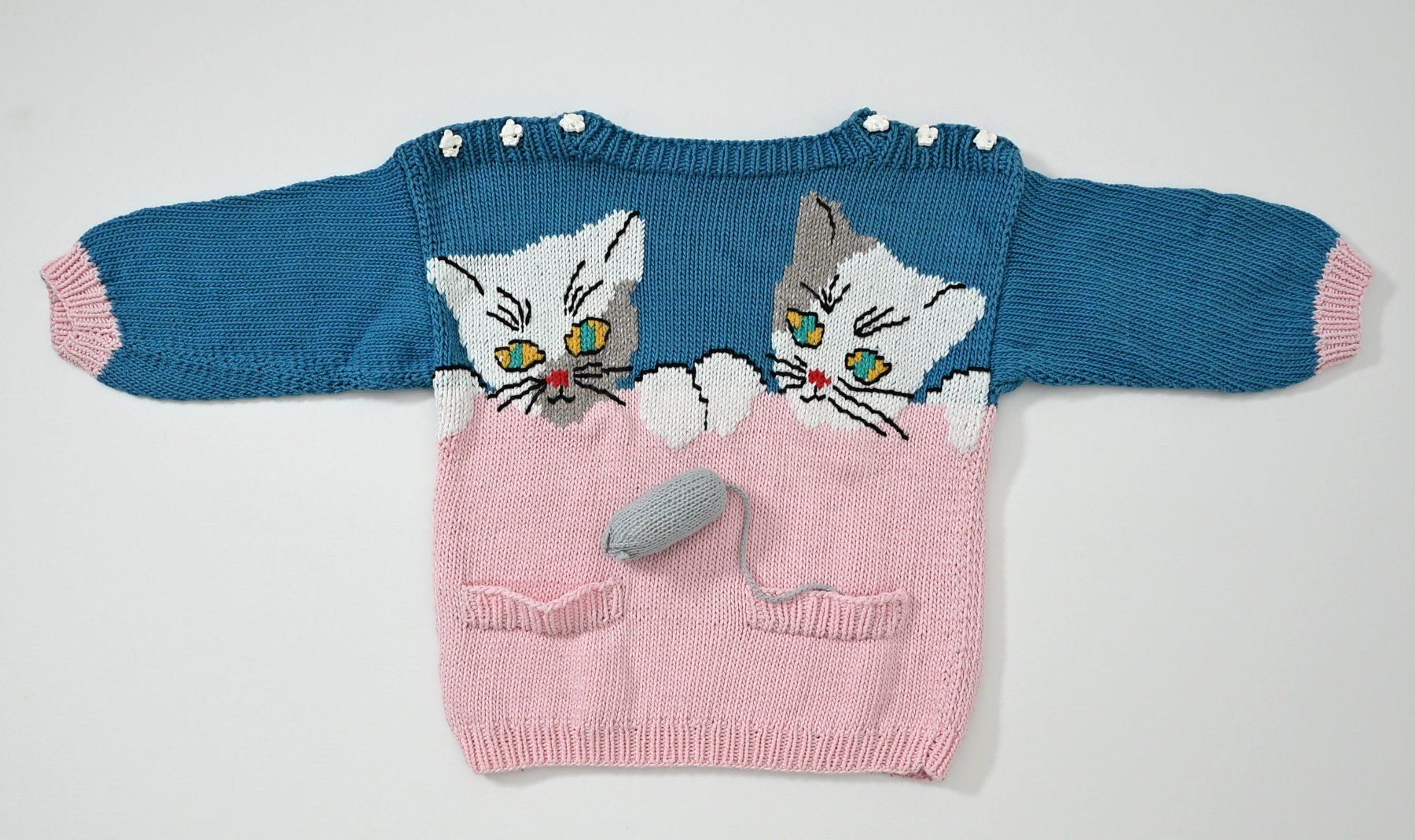 Pullover & Sweatshirts: Katzenpulli mit Maus – Neu (gemäss Beschreibung) aus Dürnten von pema28