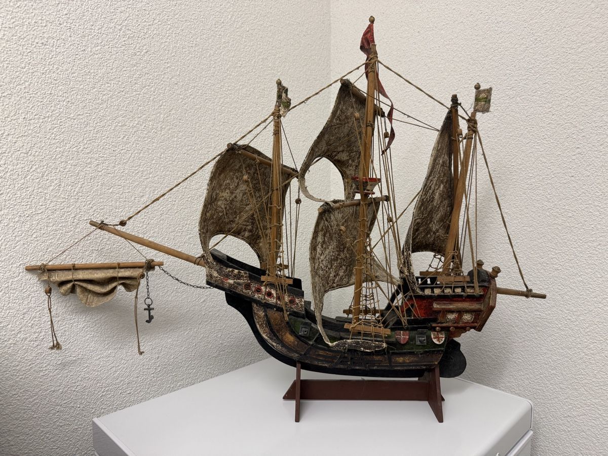 Kit di modellismo & Modellini statici: Schiffsmodell Segelschiff Modell Schiff Santa Maria – Usato da Goldach venduto da Messerguru