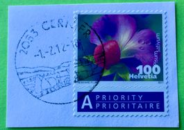 Nr.1377 Dauermarken Gemüseblüten 2011 mit Stempelt Kiefelerb