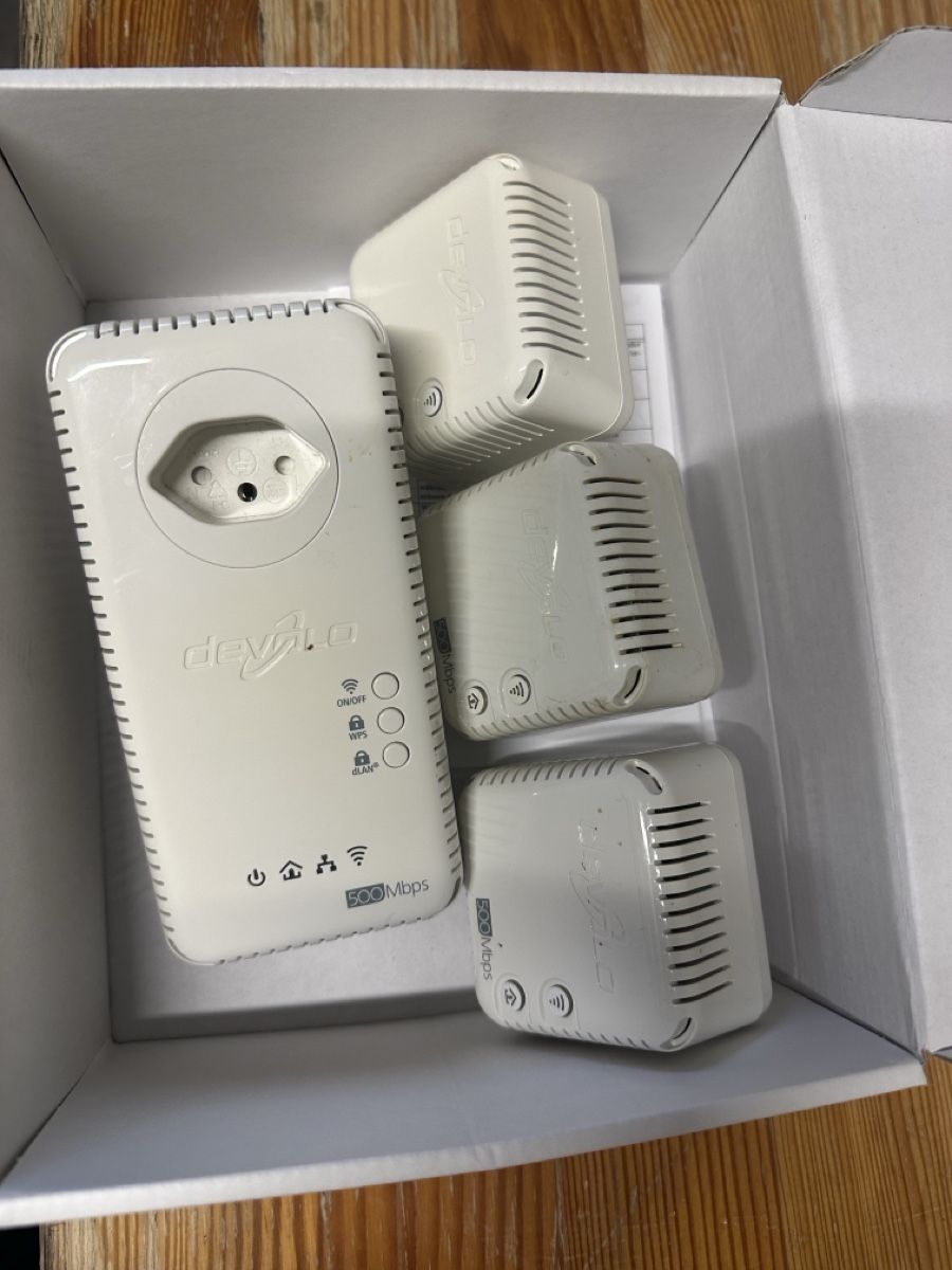Devolo WiFi: Devolo dLAN 500 WiFi Powerline Set gebraucht – Usato da Dottikon venduto da chline.rote.traktor
