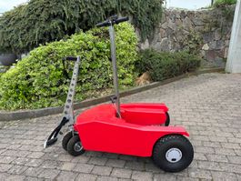 Golf Caddy - elektrisch, leicht, kompakt und rot