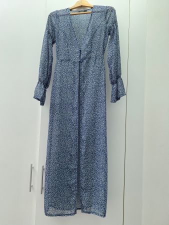 Strand Tunika S blau