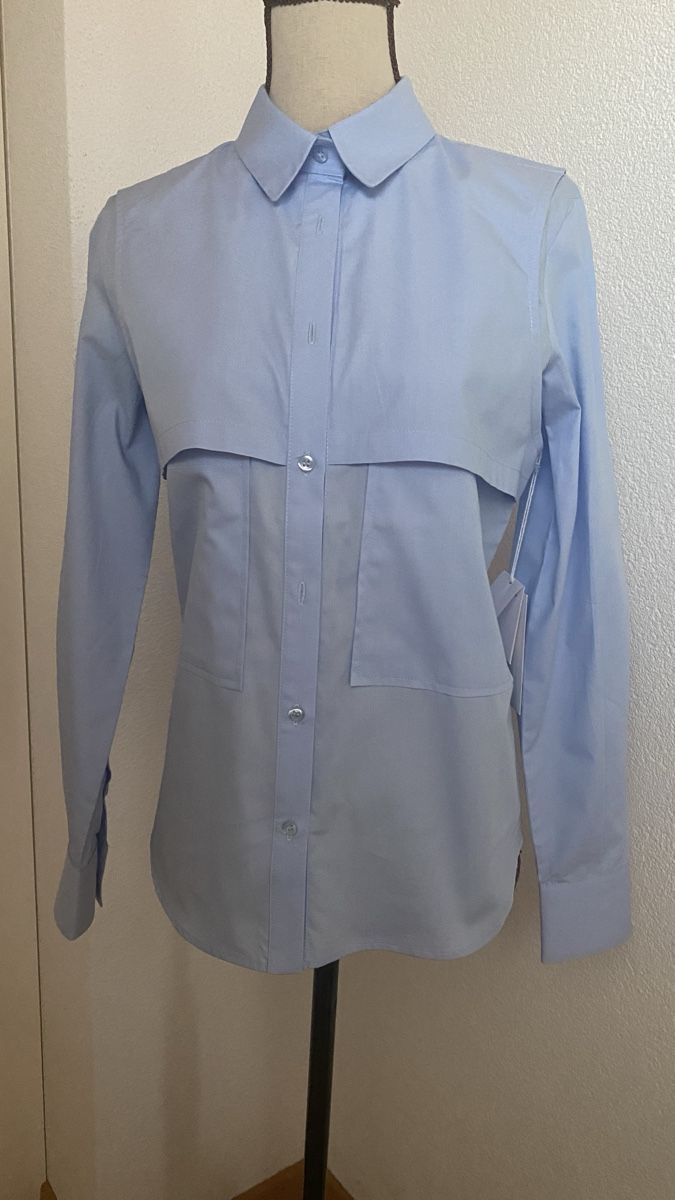 Camicette: Chemise bleu ciel, T 40 Coton , NEUVE – Nuovo e nell'imballaggio originale da Romont FR venduto da jeanne110