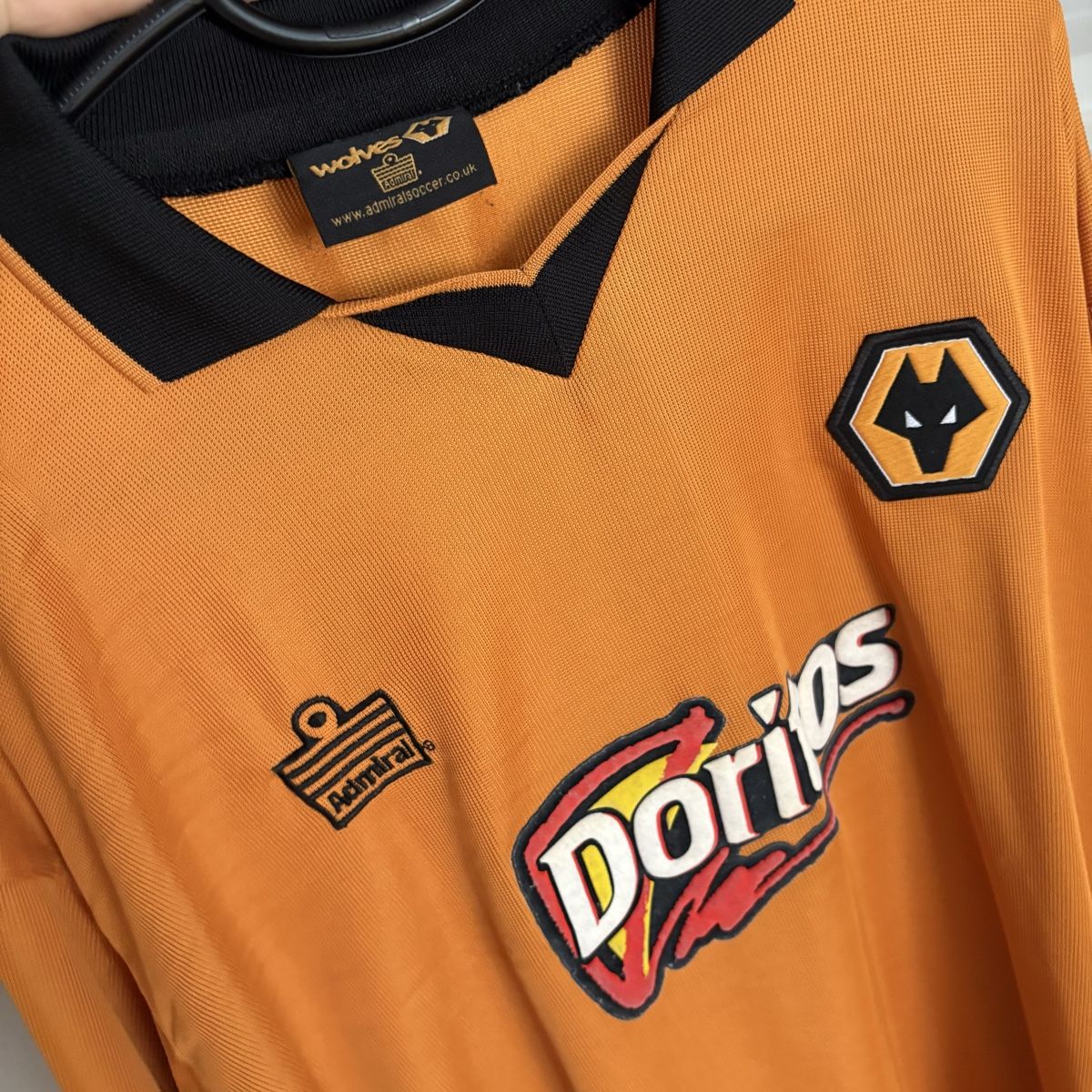 Canottiere & Pantaloni: Fc Wolverhampton Wanderers Trikot Admiral – Usato da Winterthur venduto da LaBodega 6