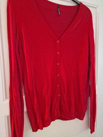 Rote Strickjacke von Chicorée, Grösse XL Top Zustand!