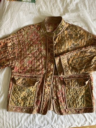 Steppjacke Damen bunte Muster Grösse S