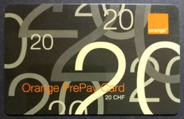 Taxcard - Orange PrePay CHF 20.- - CH - Phonecard