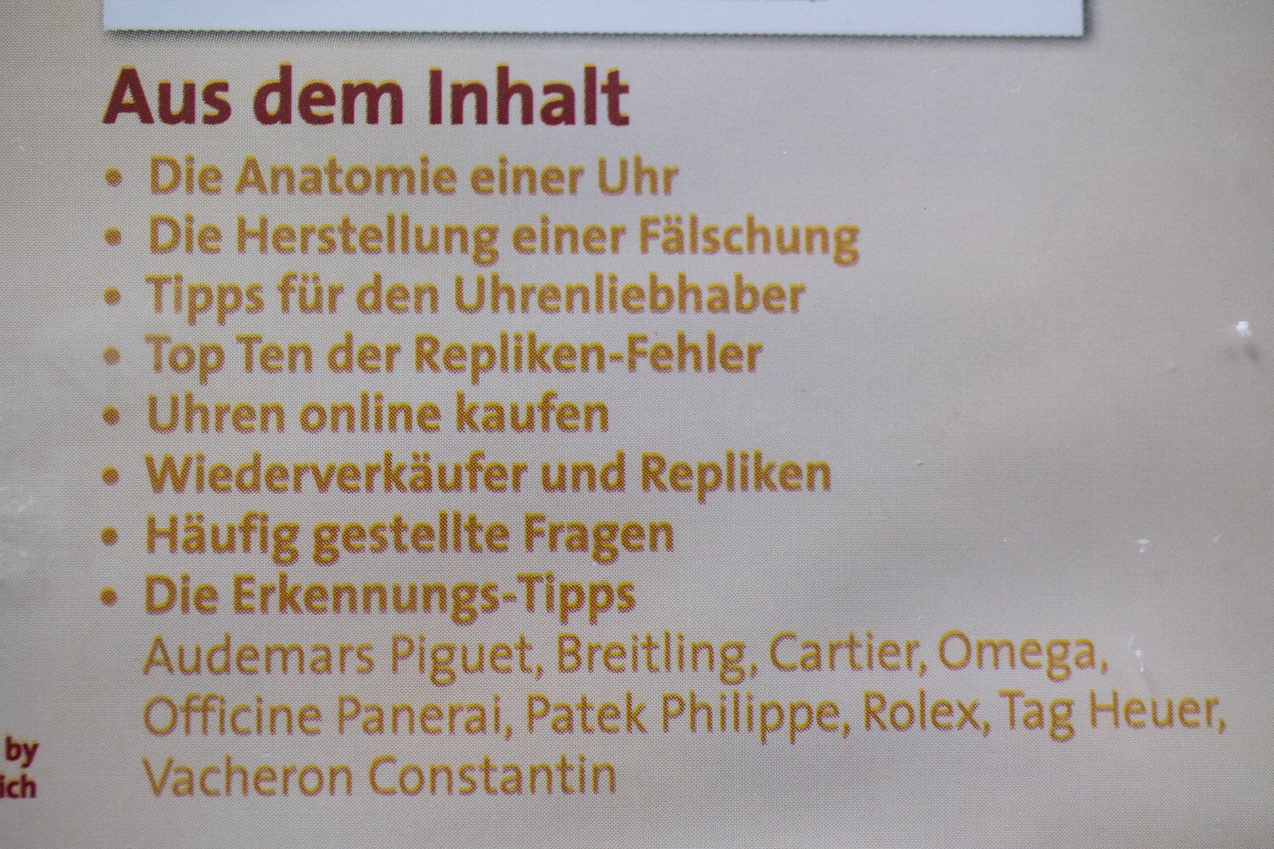 Libri: Der Luxusuhren-Report - echt oder falsch?! – Nuovo e nell'imballaggio originale da Zürich venduto da papsas 5