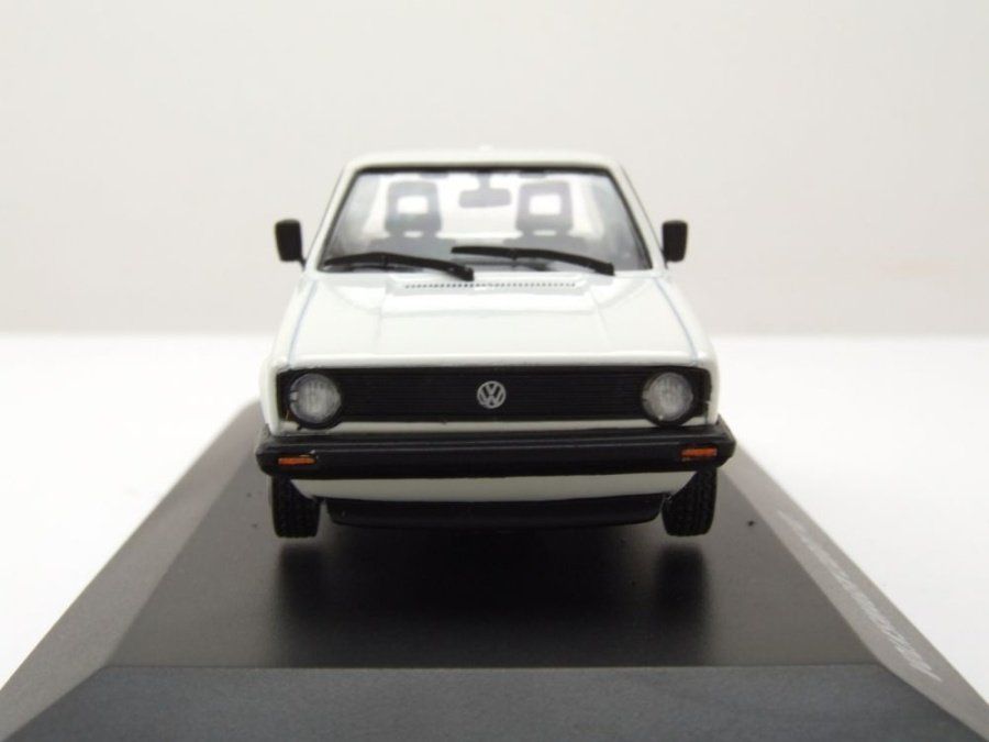 Volkswagen Modellini d'auto: VW Caddy I 14D Pick Up 1978-1992/2007 weiss / schwarz   1:43 – Nuovo e nell'imballaggio originale da Gerlafingen venduto da espero88 3