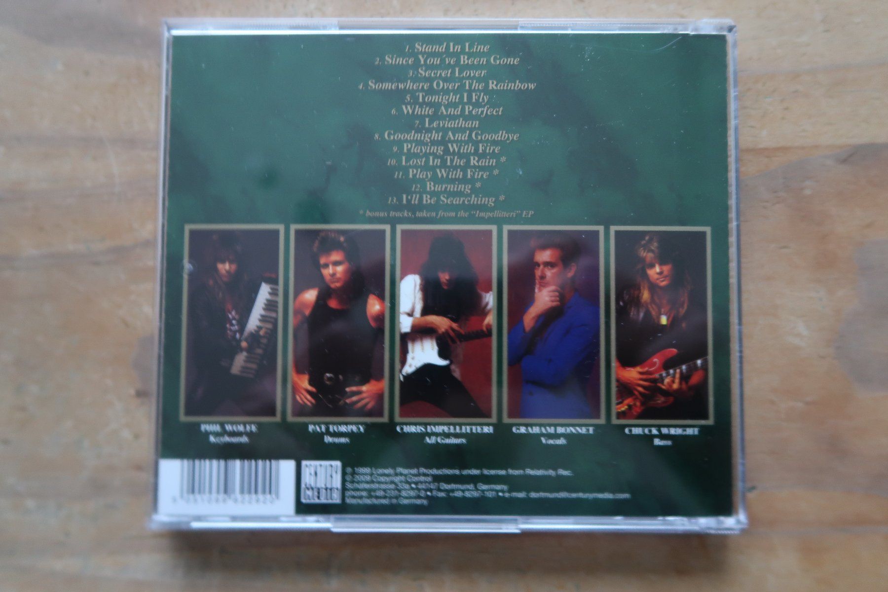 CDs: IMPELLITTERI - STAND IN LINE - BONUS TRACKS - CD – Gebraucht aus Basel von Patiscat 3