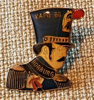 L701 - Pin Basler Polizei mit Hut / Horburg KAPO BS