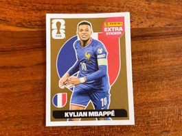 PANINI EXTRA STICKER MBAPPÉ GOLD/OR