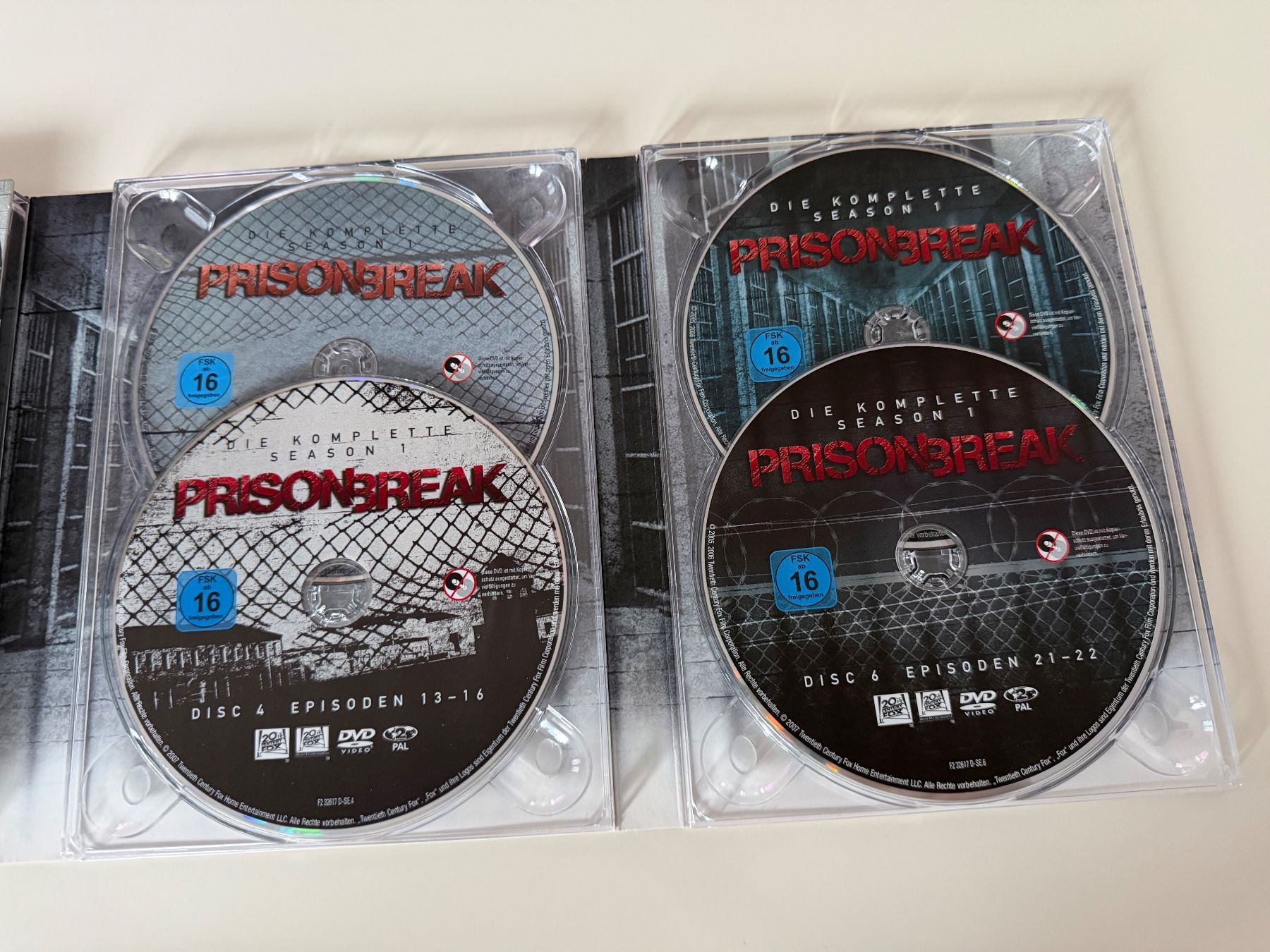 Tutti i DVDs: Prison Break - Staffel 1 DVD - Digipack im Schuber – Usato da Altstätten SG venduto da sheamus 7