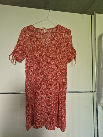 H&M Sommerkleid mit Blumenmuster, Grösse 38, Top Zustand!