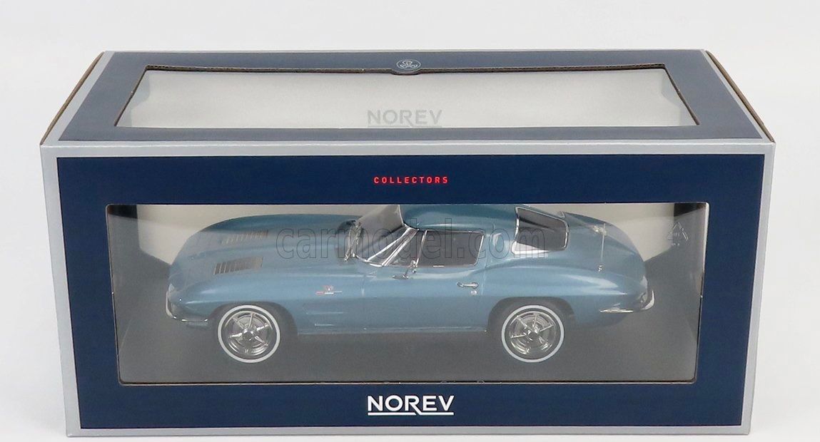 Chevrolet Modellini d'auto: CHEVROLET CORVETTE STING RAY 1963 SPLIT WINDOW – Nuovo e nell'imballaggio originale da Erlenbach im Simmental venduto da Model_box 7