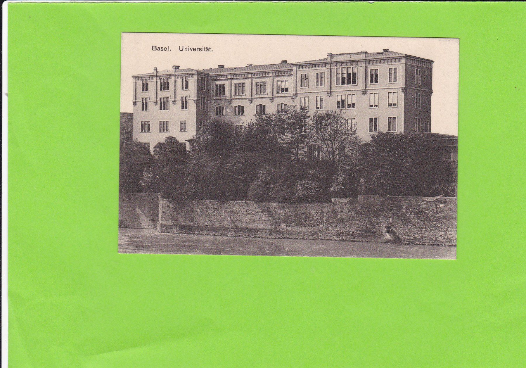Ansichtskarten: Basel-Universität – Gebraucht aus St. Peterzell von neckertal
