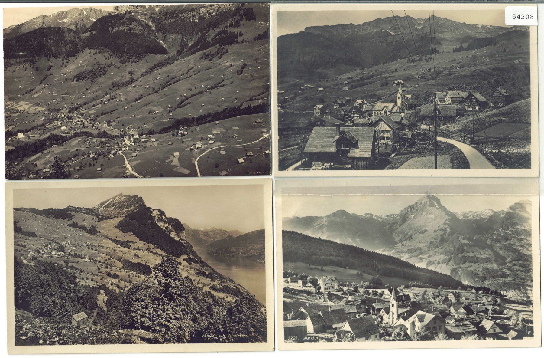 Cartes postales: 4 AK - Amden – D'occasion à Ettingen par Kartenplanet