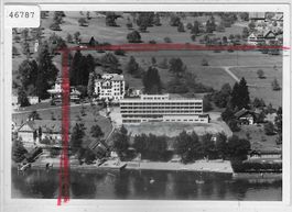 Flugaufnahme Weggis Hotel Alexander Photo: 90x120mm Negativ