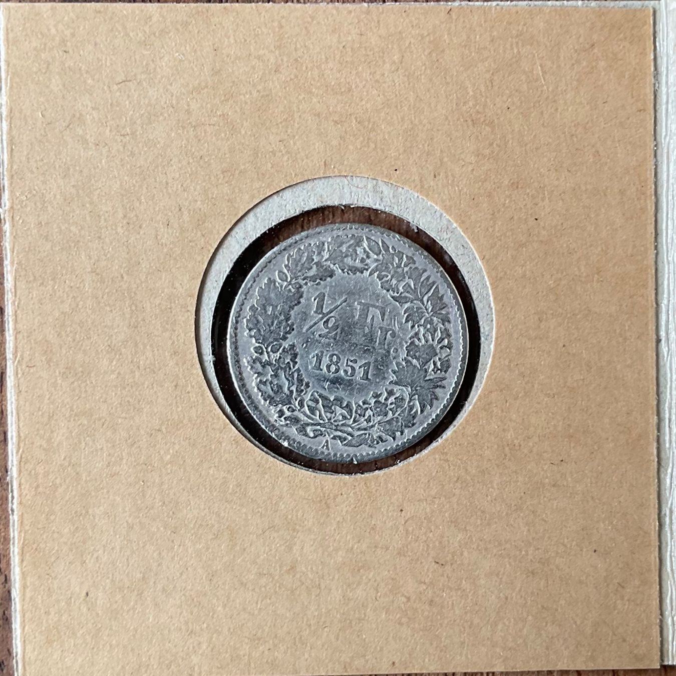 Tutti le monete: 50 Rappen 1851, Silber – Usato da Kreuzlingen venduto da tummetott71