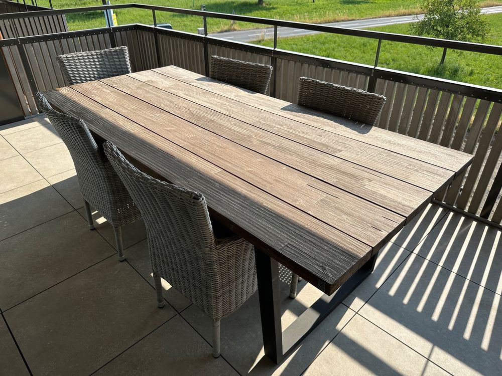 Gartentisch Holz 220x100 Kaufen auf Ricardo