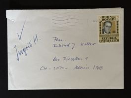 Lettre avec timbre Autriche Ödon von Horvath