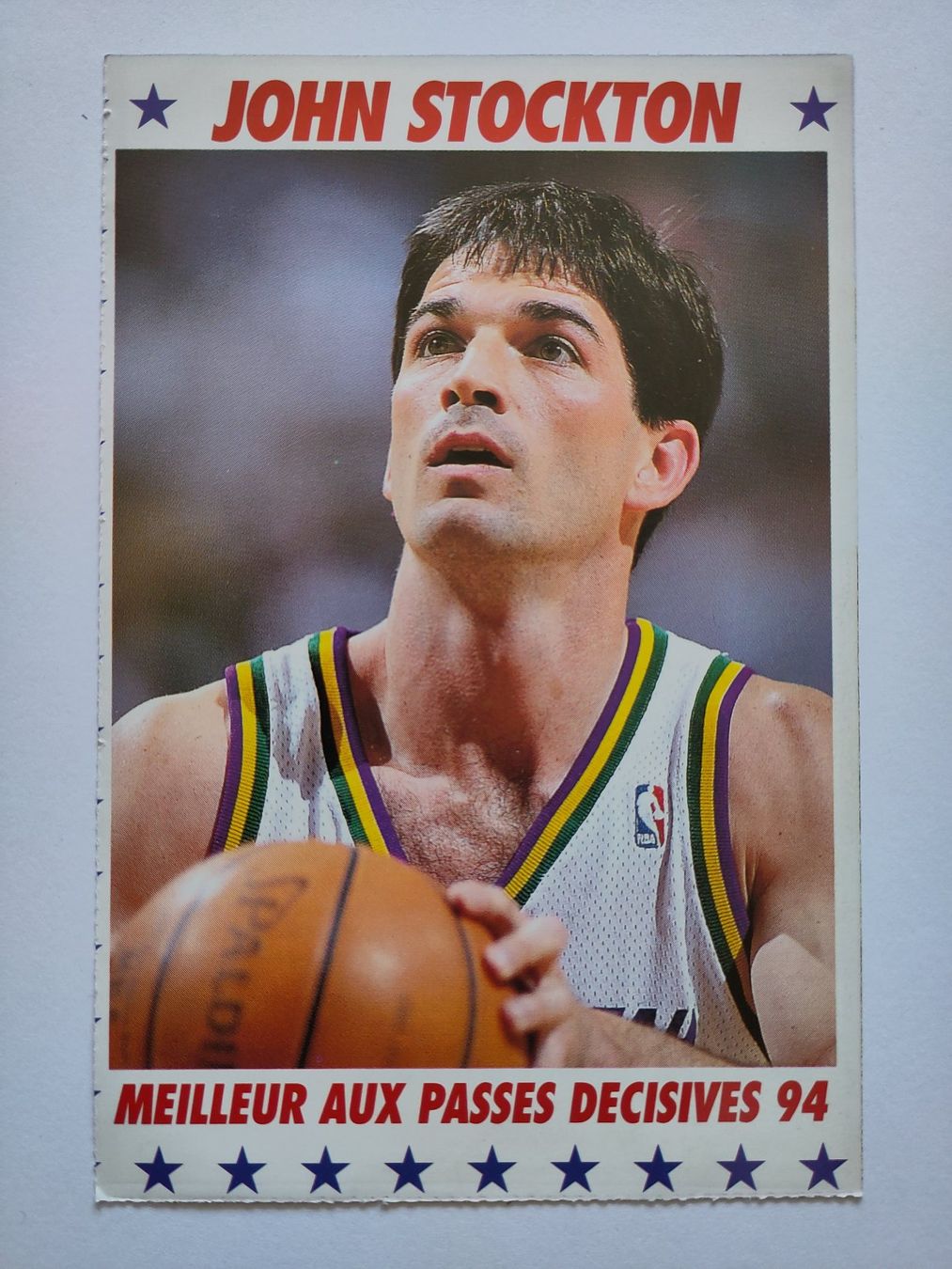 Sammelbilder & Trading cards: Fiche John Stockton - 5 majeur – Gebraucht aus Lausanne von the_p2w5