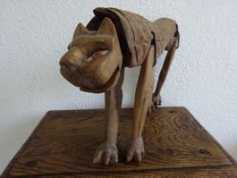 Afrikanische Katze Miau / Gliederpuppe