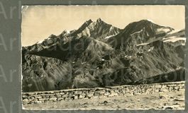 AK sw Zermatt VS Dom,Täschhorn,Alphubel ≈ 1944 rare Ansicht