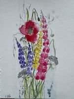 Aquarell handsigniert