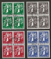 Schweiz Viererblock Landesausstellung 1939 Katalog 130.-